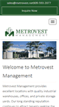 Mobile Screenshot of metrovest.net